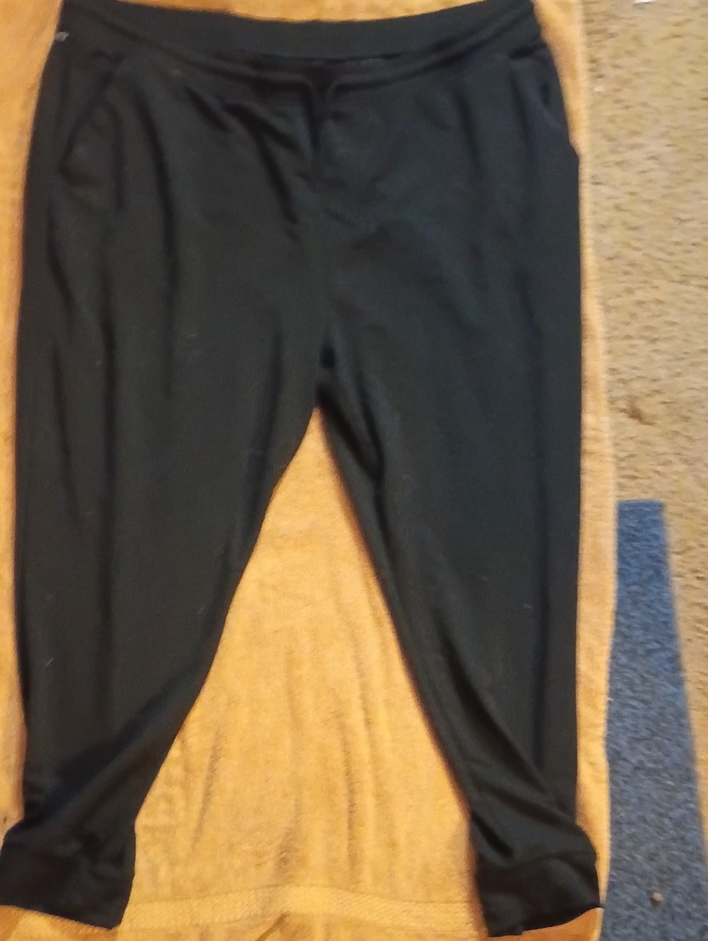 Athletic Works Black Men's Jogger Sweatpants